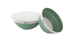Outwell Collaps skål og si Shadow Green